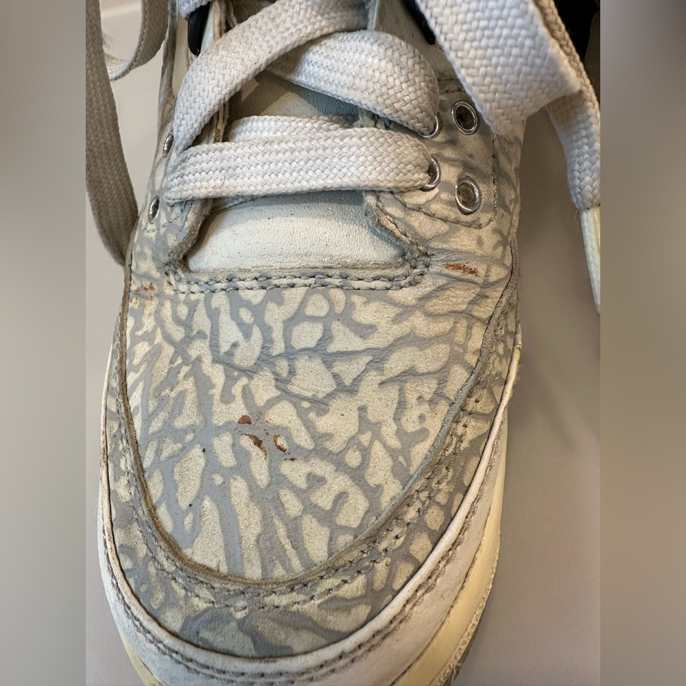 Nike Air Jordan 3 Retro Flip White/Black/Cement Women's Size 8 US Youth Size 6.5 - Picture 10 of 11
